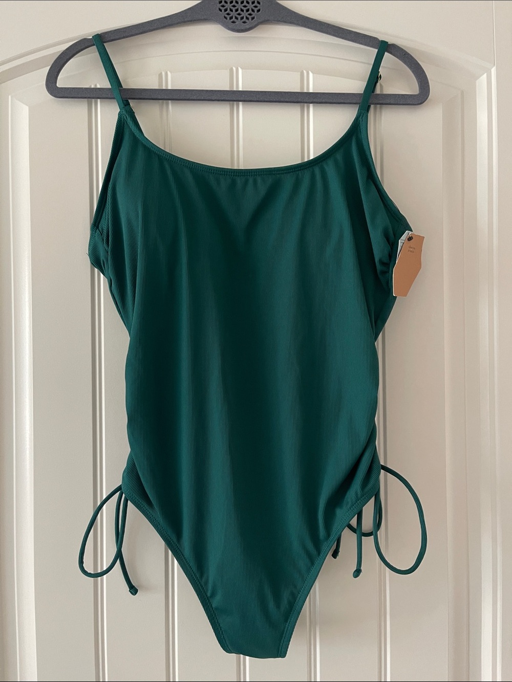 Shade & Shore Green One Piece Swimsuit Large 12-14 NWT